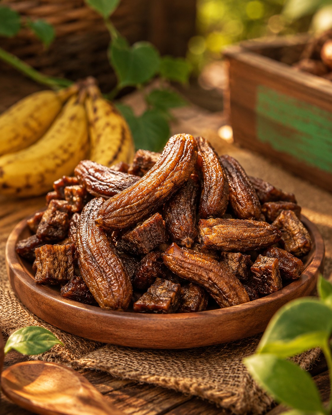 Banana passa desidratada premium